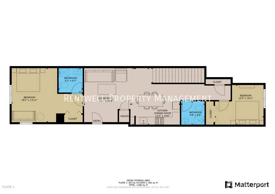 Apartment for rent at 2209 N 7th St #1, Philadelphia, PA 19133