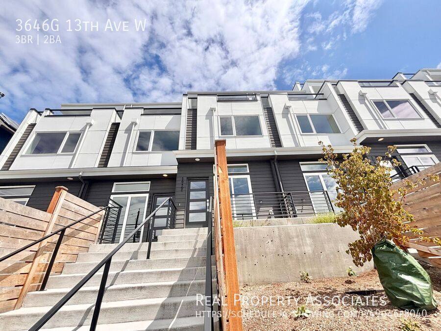 Townhouse for rent at 3646G 13th Ave W, Seattle, WA 98109