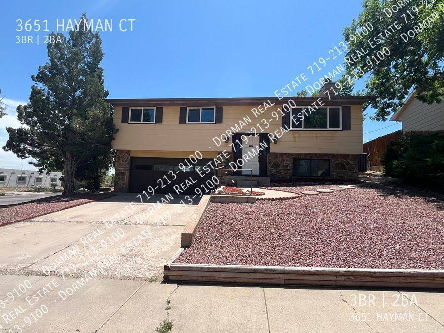 House for rent at 3651 Hayman Court, Colorado Springs, CO 80910