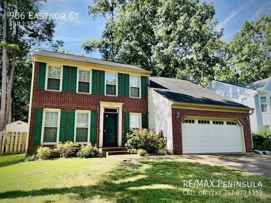 House for rent at 906 Eastnor Court, Newport News, VA 23608