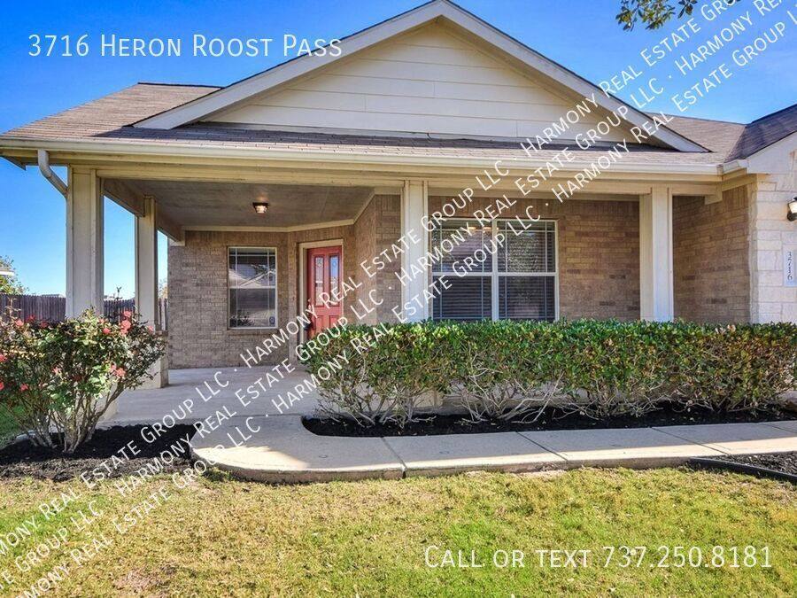 House for rent at 3716 Heron Roost Pass, Pflugerville, TX 78660