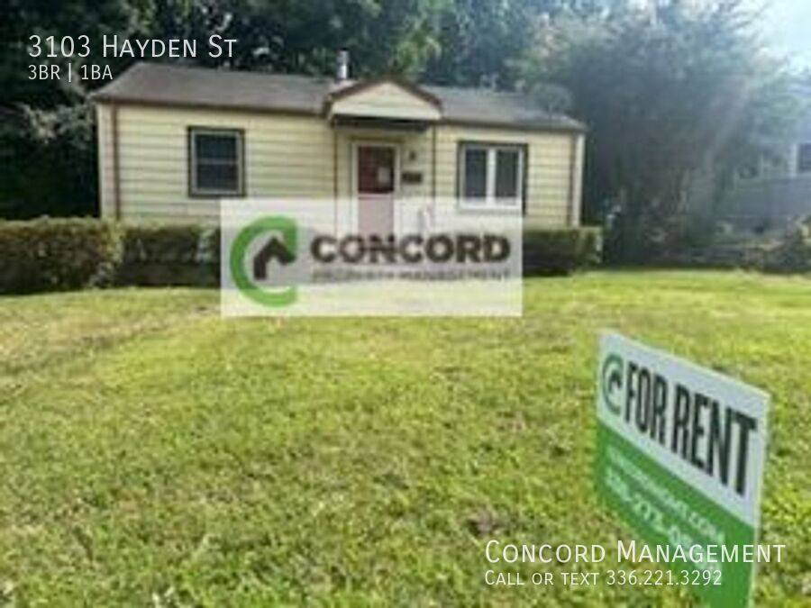 House for rent at 3103 Hayden St, Greensboro, NC 27407