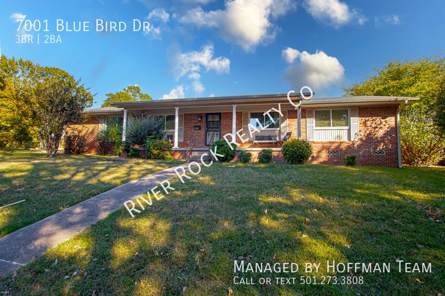 House for rent at 7001 Blue Bird Dr, Little Rock, AR 72205