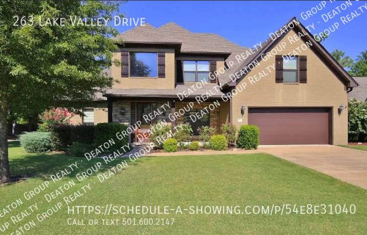House for rent at 263 Lake Valley Dr, Maumelle, AR 72113