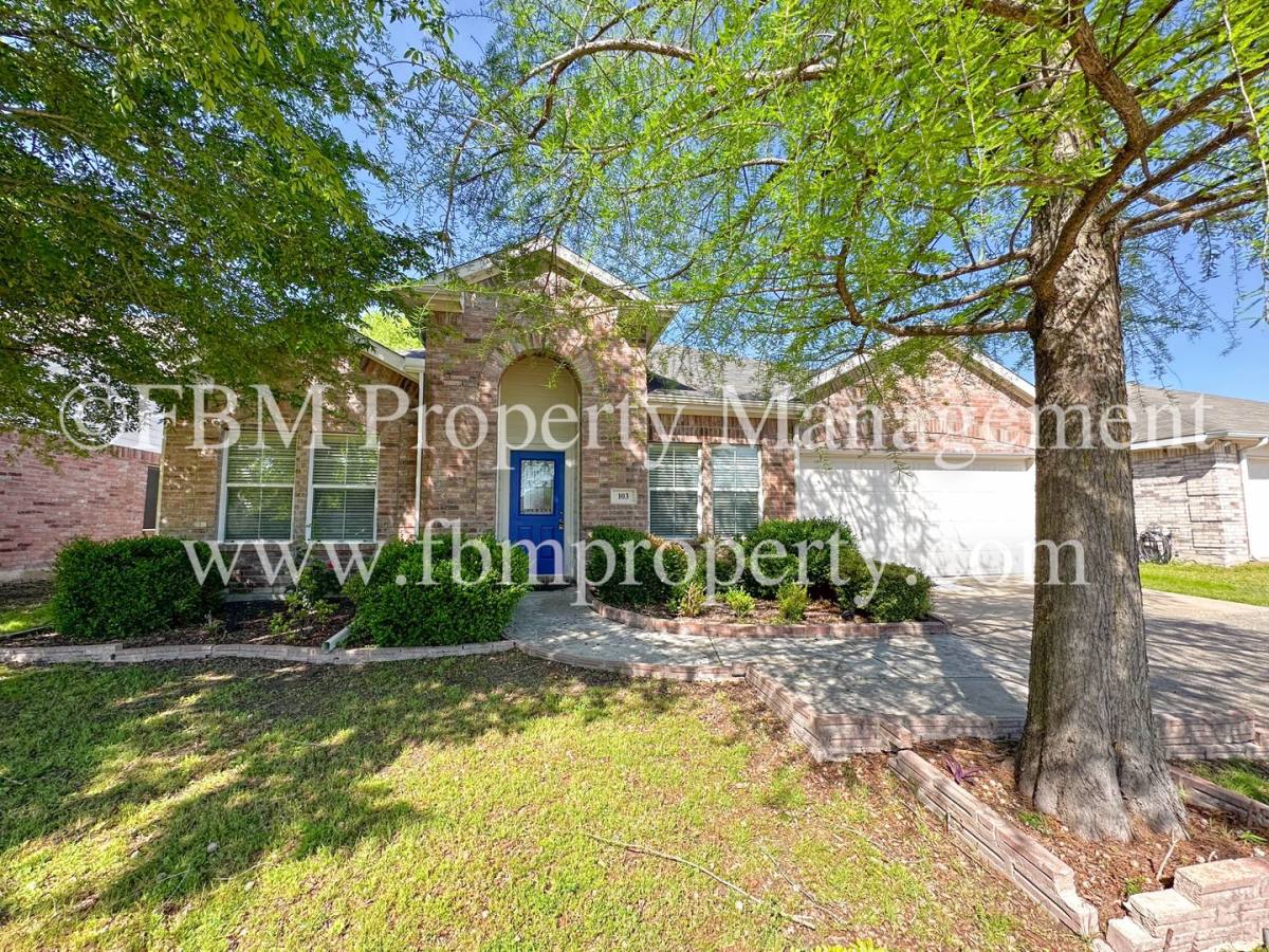 House for rent at 103 Jennie Marie Circle, Ferris, TX 75125