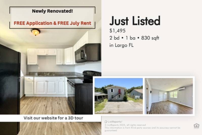 Apartment for rent at 1045 11th Ave NW #7, Largo, FL 33770