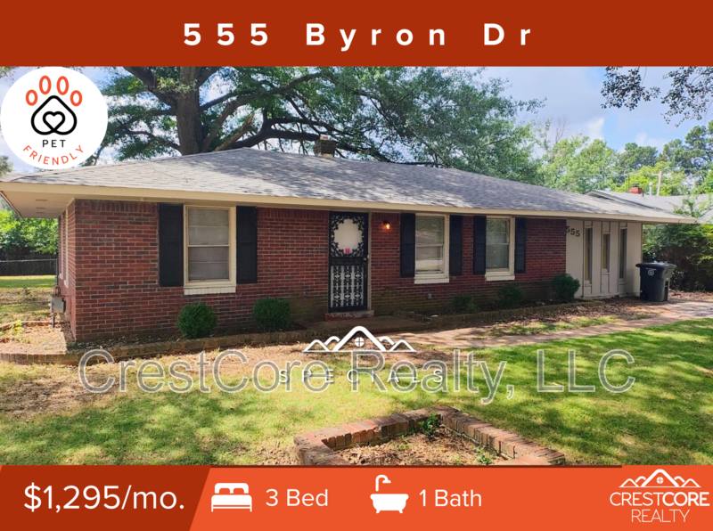 House for rent at 555 Byron Dr, Memphis, TN 38109