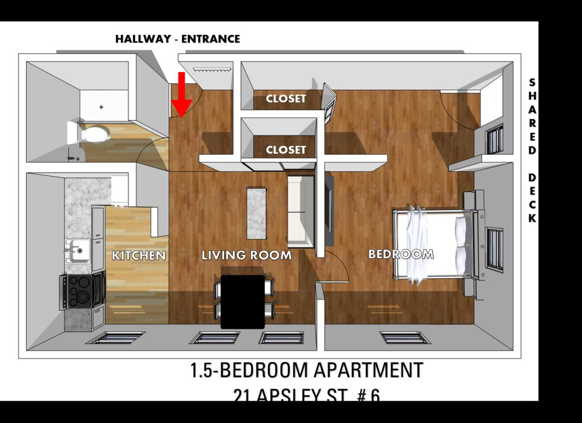 Apartment for rent at 21 Apsley St, Hudson, MA 01749
