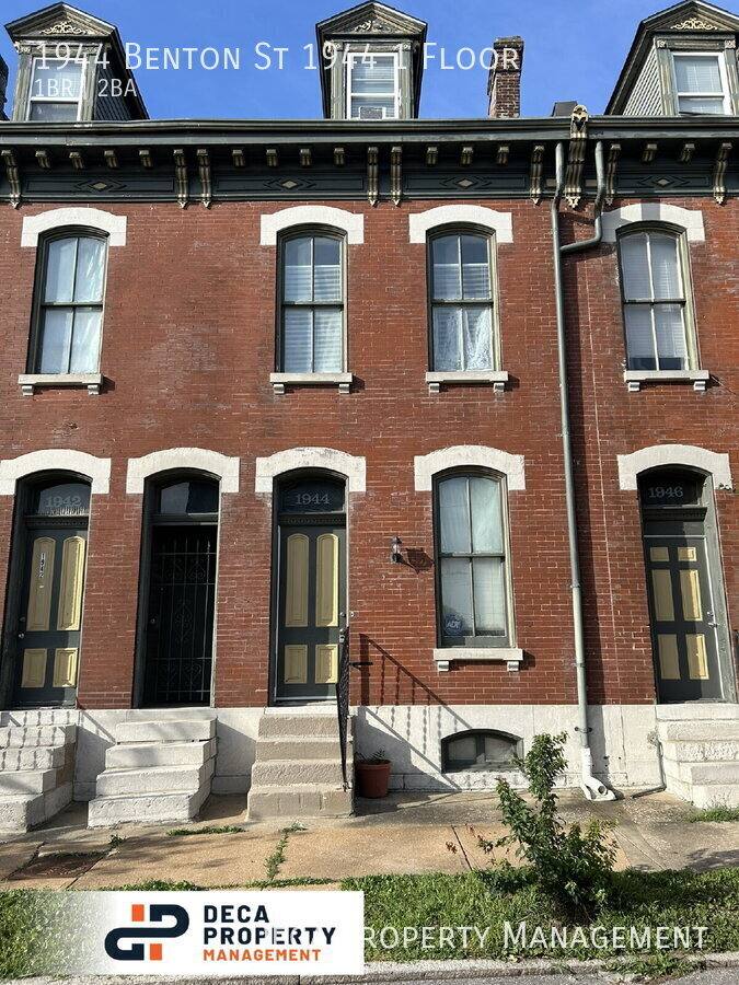 Apartment for rent at 1944 Benton St #1 Floor, Saint Louis, MO 63106