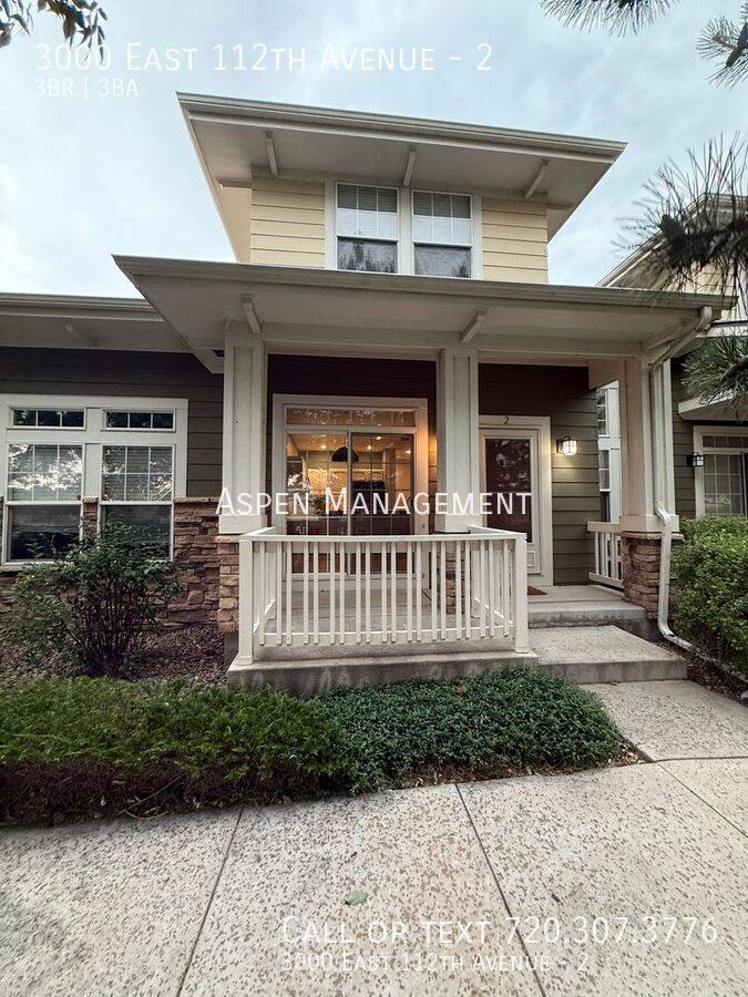 Townhouse for rent at 3000 E 112th Ave #2, Denver, CO 80233