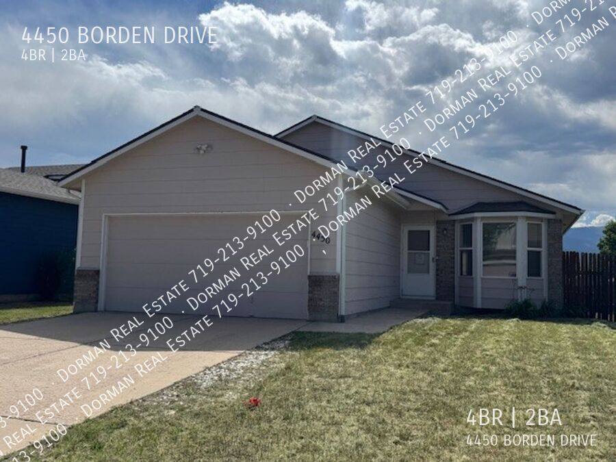 House for rent at 4450 Borden Dr, Colorado Springs, CO 80911