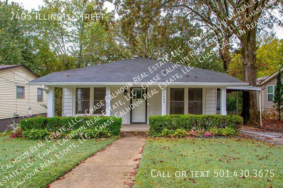 House for rent at 7405 Illinois St, Little Rock, AR 72207