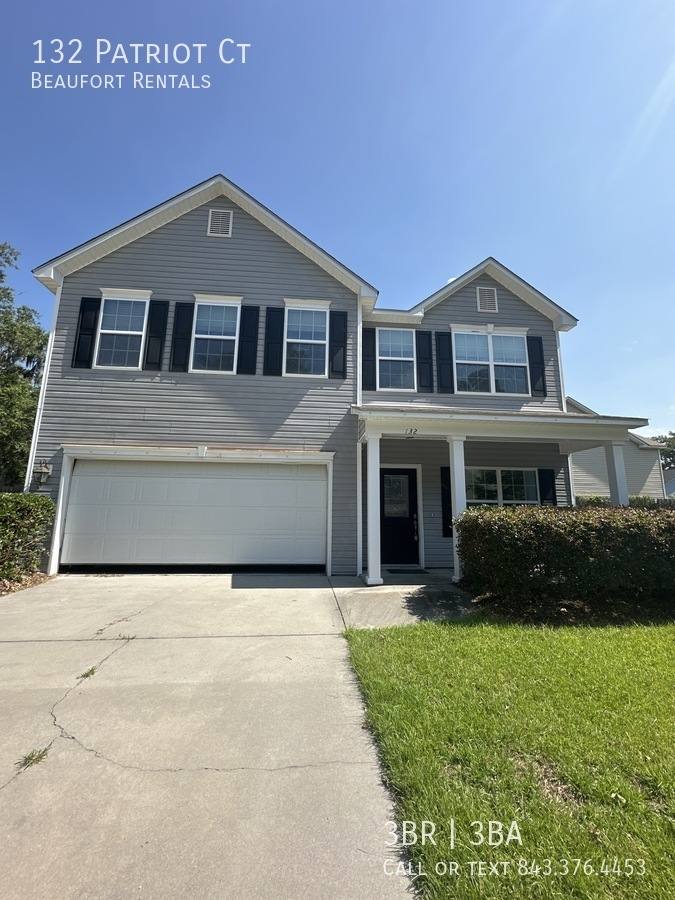 House for rent at 132 Patriot Court, Beaufort, SC 29906