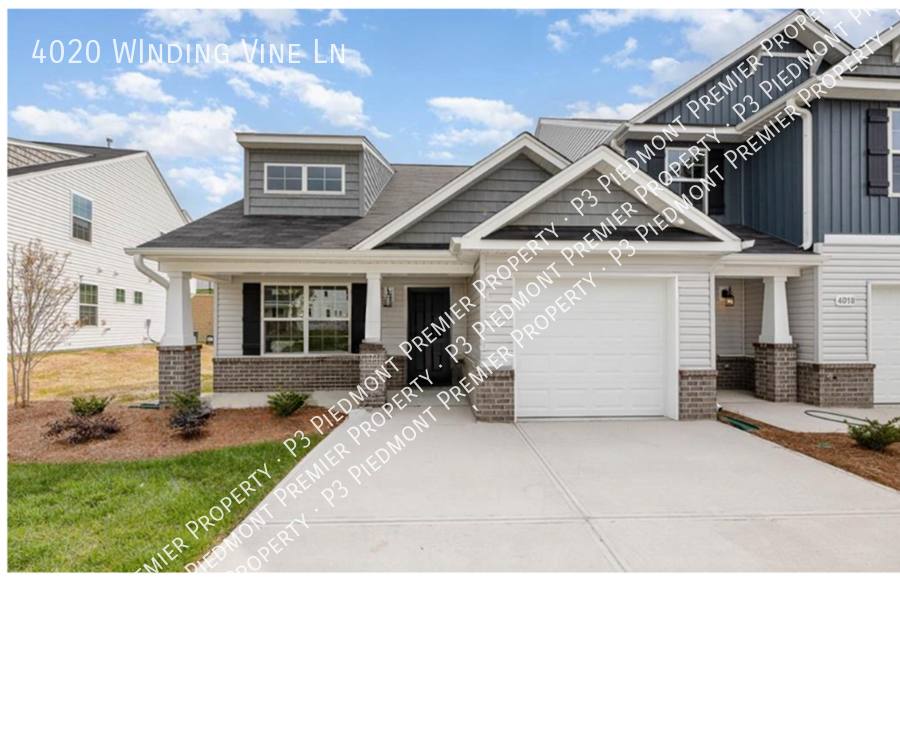 Townhouse for rent at 4020 Winding Vine Lane, Greensboro, NC 27410