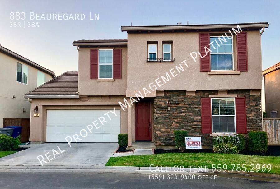 House for rent at 883 Beauregard Lane, Clovis, CA 93619
