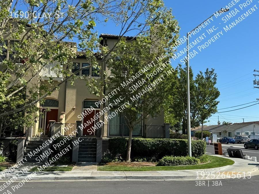 Townhouse for rent at 1690 Clay St, Santa Clara, CA 95050
