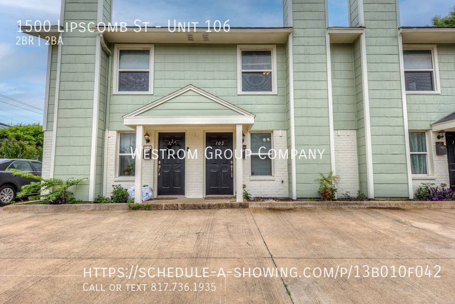 Townhouse for rent at 1500 Lipscomb St #106, Fort Worth, TX 76104