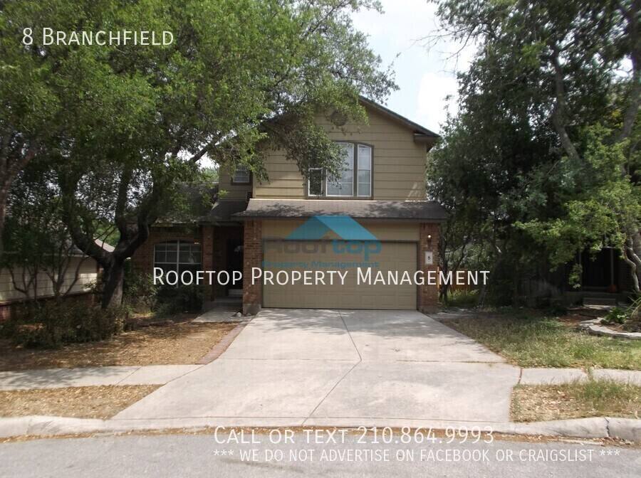 House for rent at 8 Branchfield, San Antonio, TX 78254