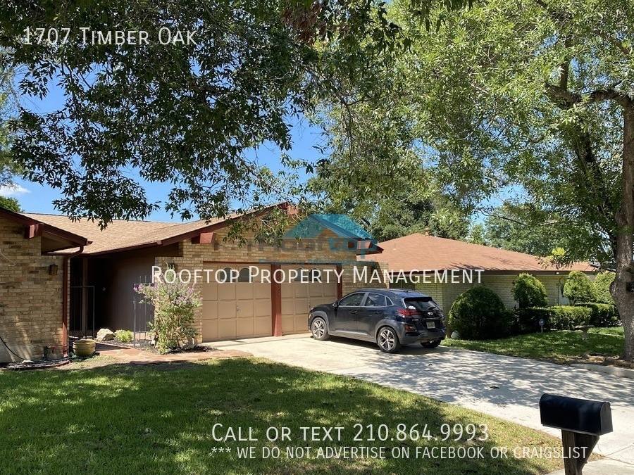 House for rent at 1707 Timber Oak, San Antonio, TX 78232
