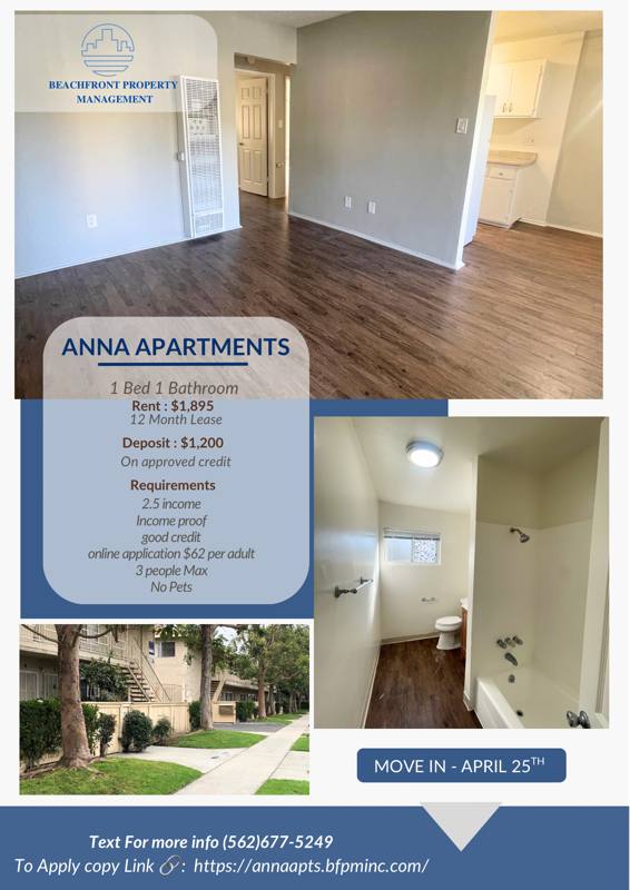 Apartment for rent at 518 N Anna Dr #518B, Anaheim, CA 92805