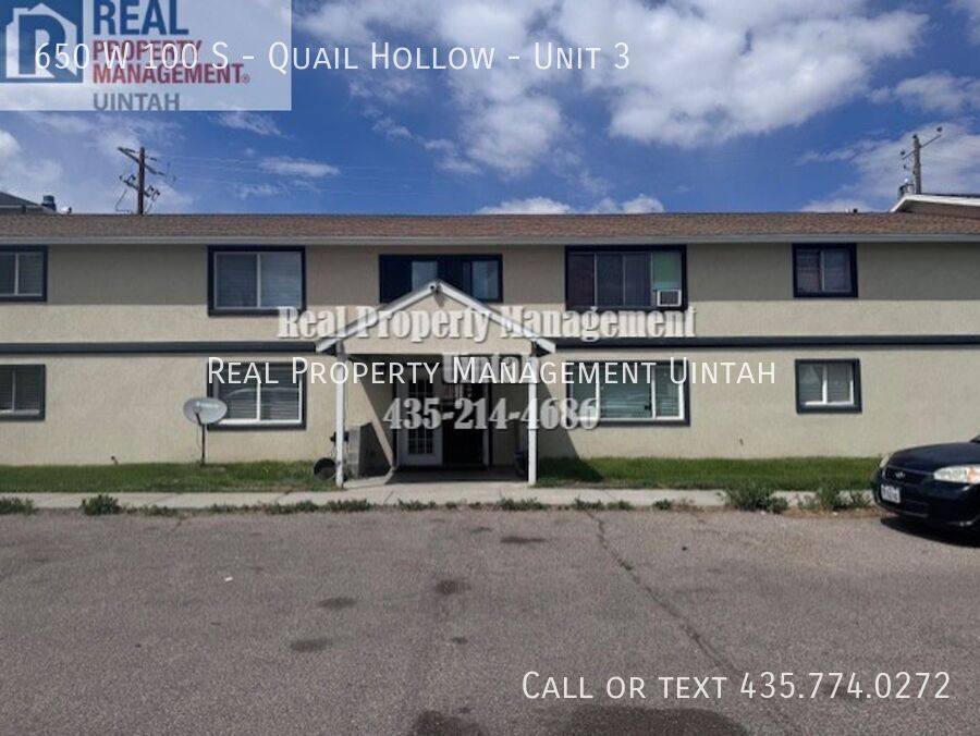 Apartment for rent at 650 W 100 S - Quail Hollow #3, Vernal, UT 84078