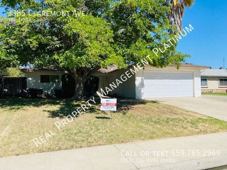 House for rent at 3385 Claremont Ave, Clovis, CA 93611