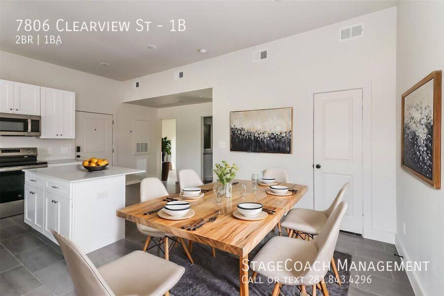 Apartment for rent at 7806 Clearview St #1B, Houston, TX 77033