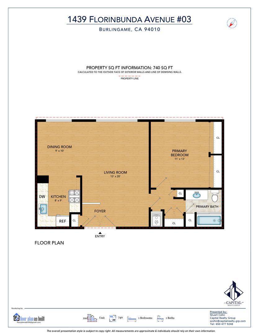 Apartment for rent at 1439 Floribunda Ave, Burlingame, CA 94010