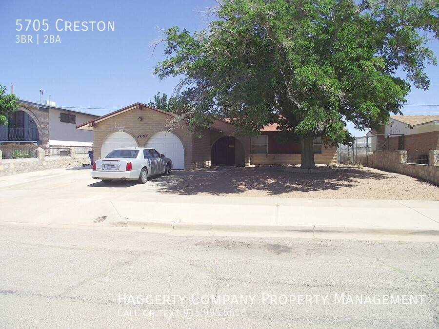 House for rent at 5705 Creston, El Paso, TX 79924
