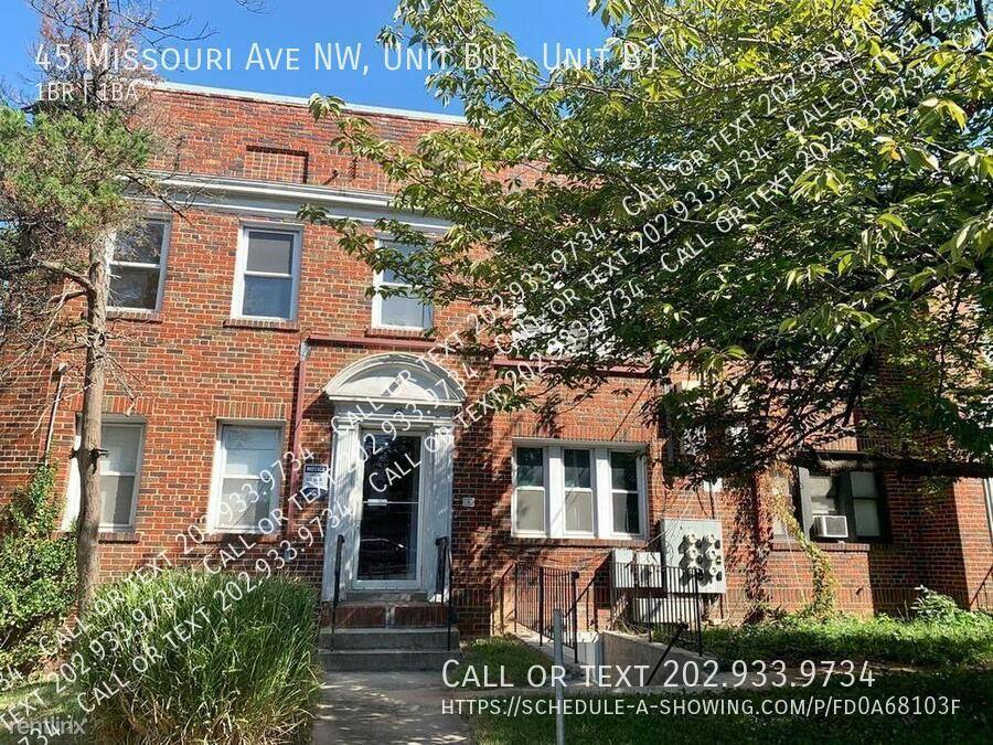 Apartment for rent at 45 Missouri Ave NW #B1, Washington, DC 20011
