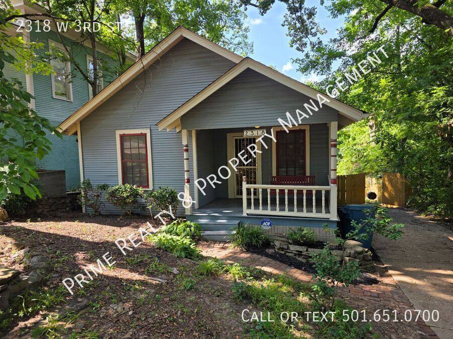 House for rent at 2318 W 3rd St, Little Rock, AR 72205