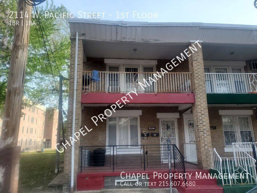 Apartment for rent at 2114 W Pacific St - 1st Floor, Philadelphia, PA 19140