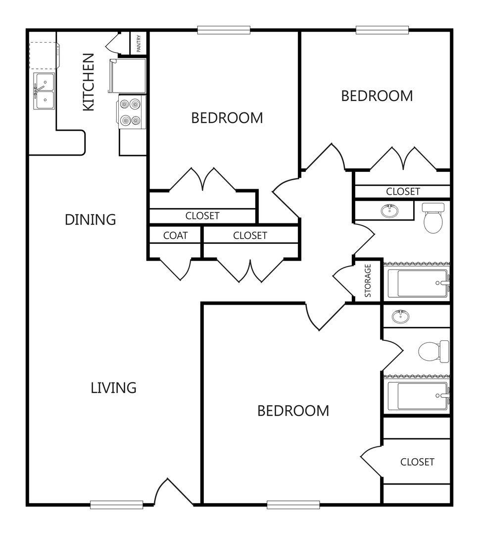 Apartment for rent at 1302 N Shiloh Rd, Garland, TX 75042