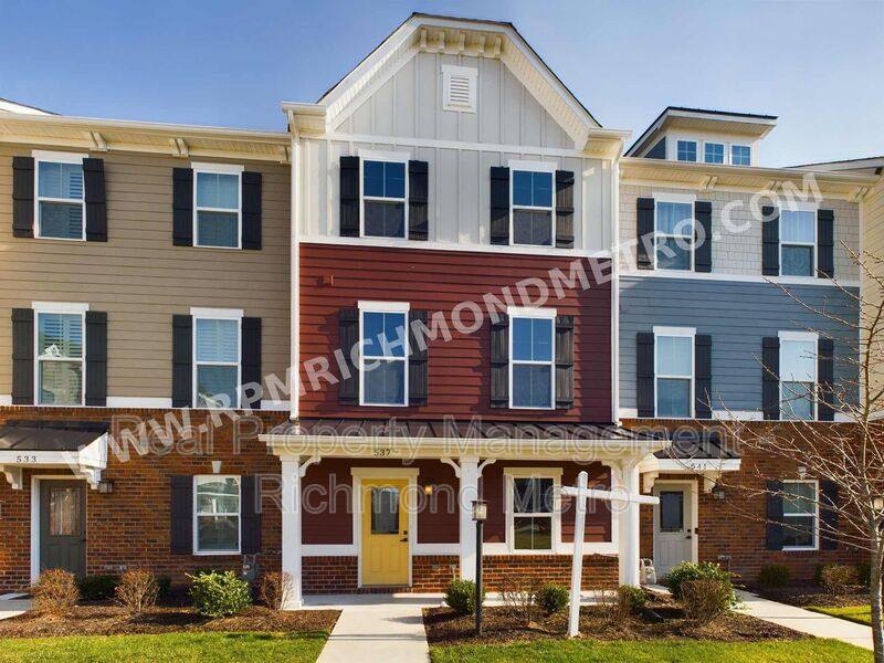 Townhouse for rent at 537 Crofton Village Trace, Midlothian, VA 23114