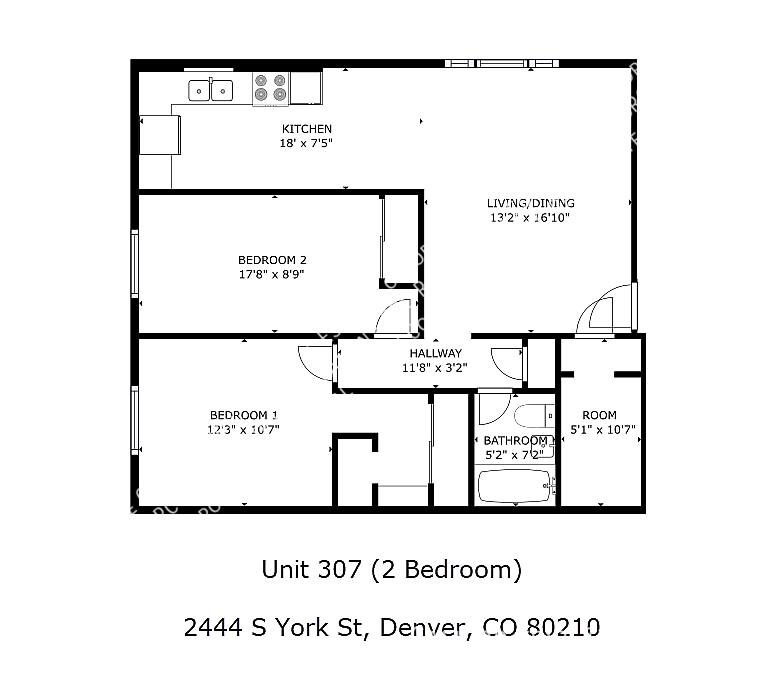 Apartment for rent at 2444 S York St, Denver, CO 80210