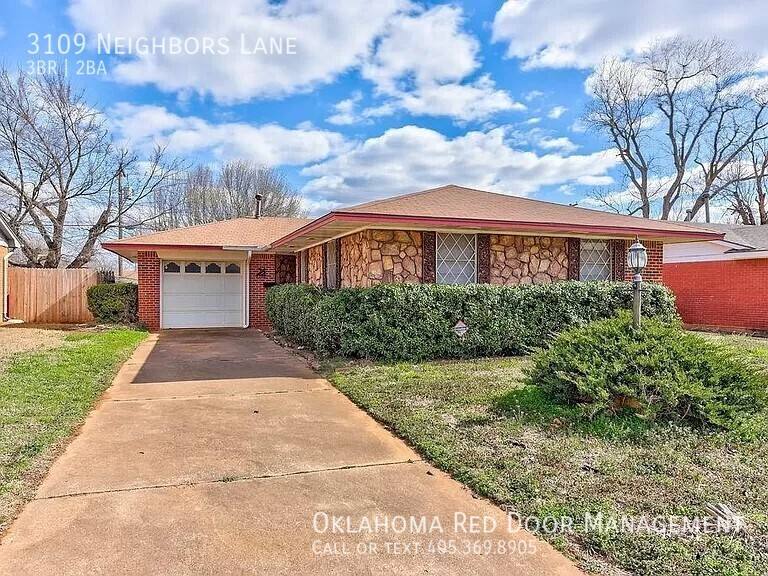 House for rent at 3109 Neighbors Lane, Oklahoma City, OK 73115
