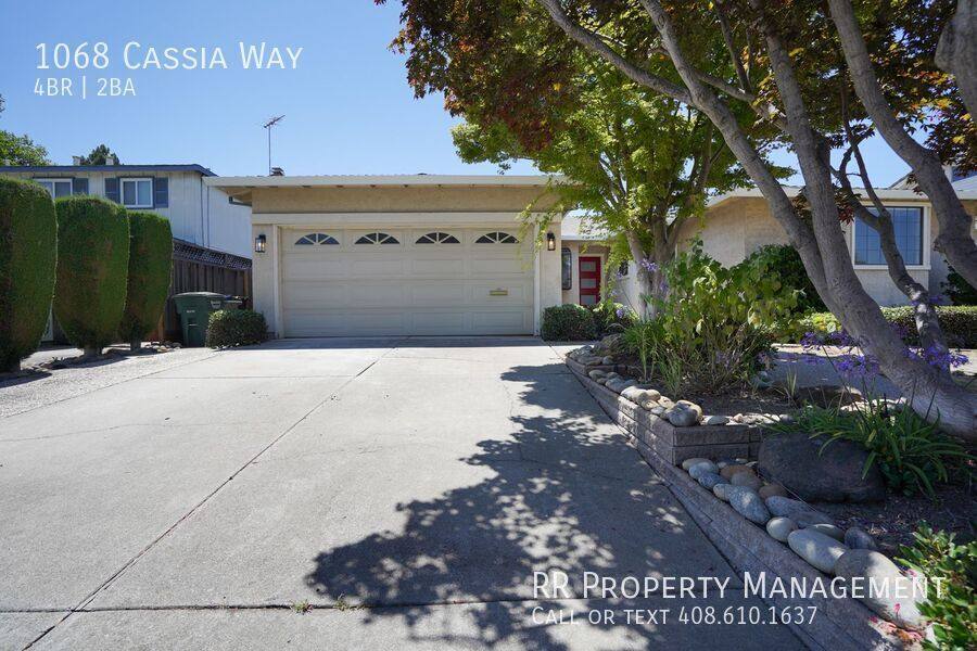 House for rent at 1068 Cassia Way, Sunnyvale, CA 94086