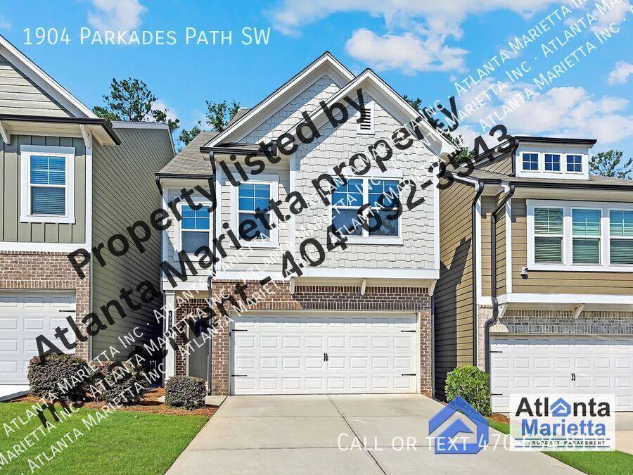 Townhouse for rent at 1904 Parkades Path SW, Marietta, GA 30008