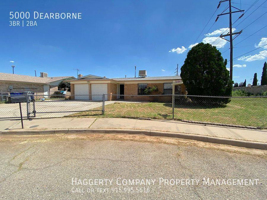 House for rent at 5000 Dearborne, El Paso, TX 79924
