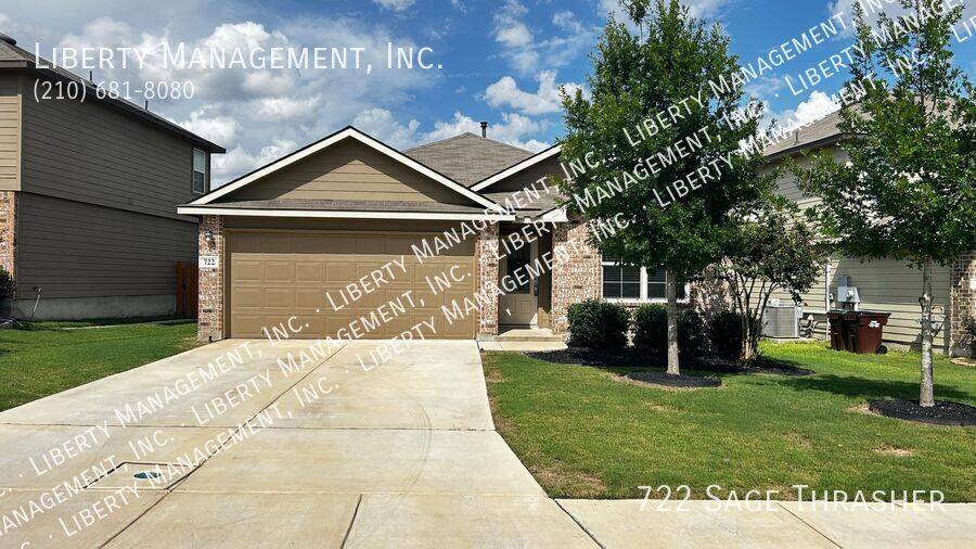 House for rent at 722 Sage Thrasher, San Antonio, TX 78253