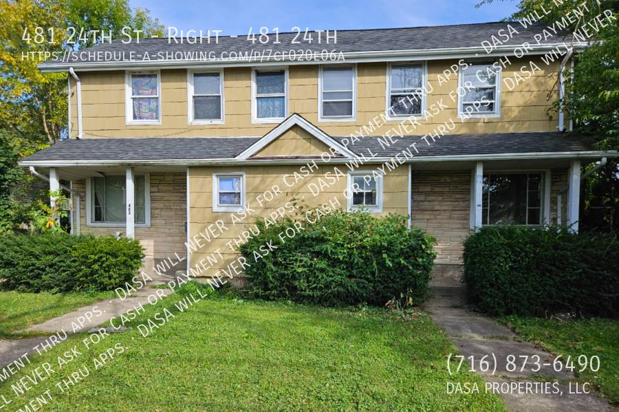 Townhouse for rent at 481 24th St #RIGHT, Niagara Falls, NY 14303