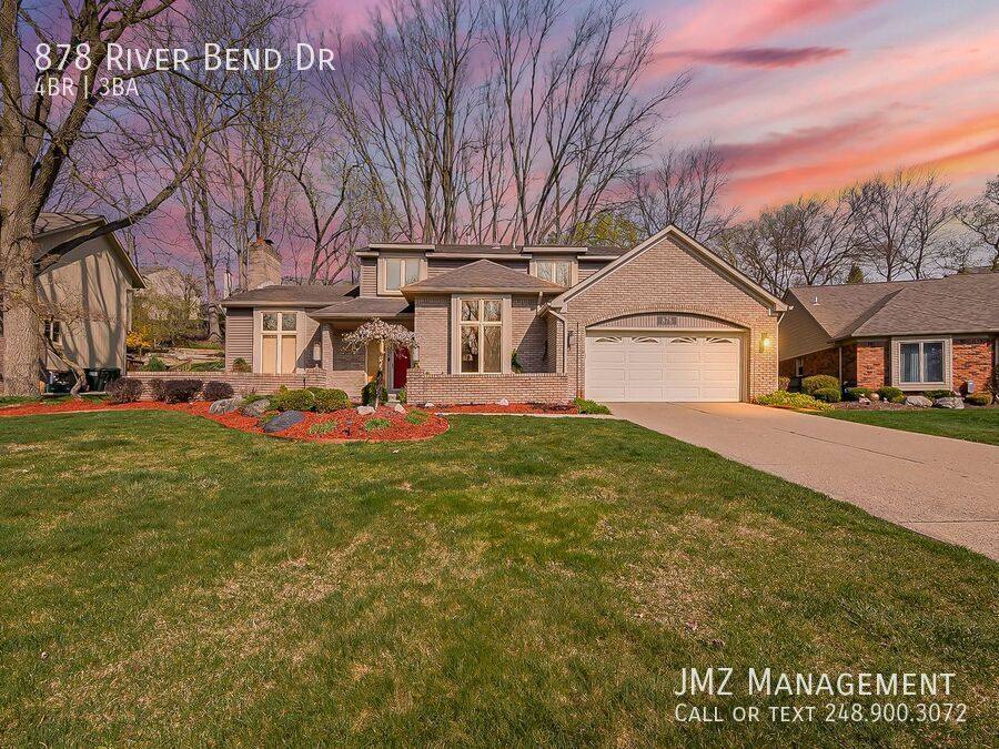 House for rent at 878 River Bend Dr, Rochester, MI 48307