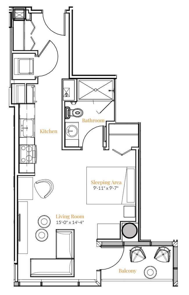 Apartment for rent at 511 Brazos St #B7-58, Austin, TX 78701