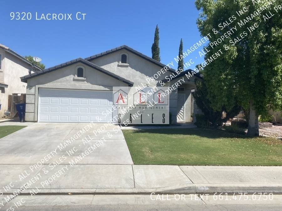 House for rent at 9320 Lacroix Court, Bakersfield, CA 93311