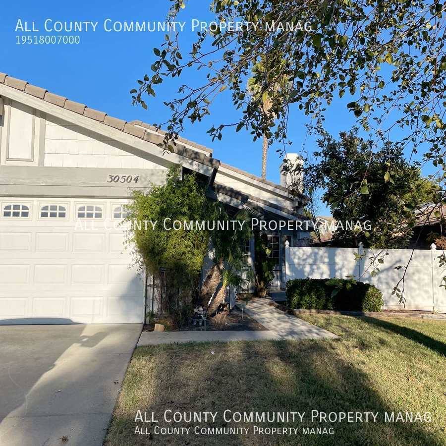 House for rent at 30504 Iron Bark Court, Temecula, CA 92591