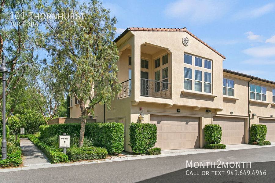 Townhouse for rent at 101 Thornhurst, Irvine, CA 92620