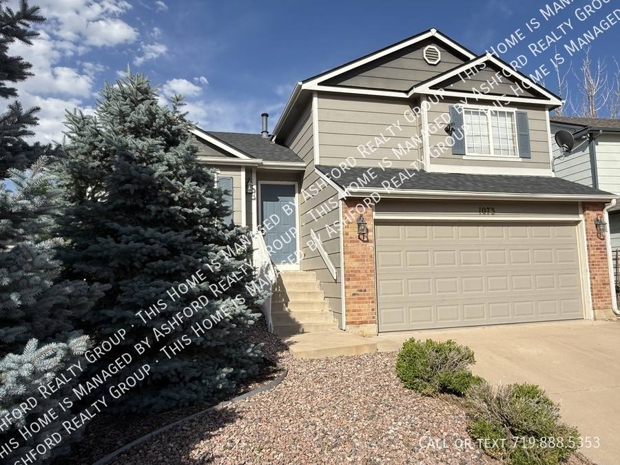 House for rent at 1073 Swayback Dr N, Fountain, CO 80817