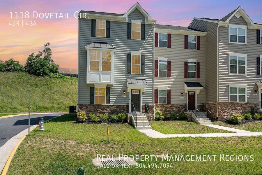 Townhouse for rent at 1118 Dovetail Circle, Fredericksburg, VA 22401