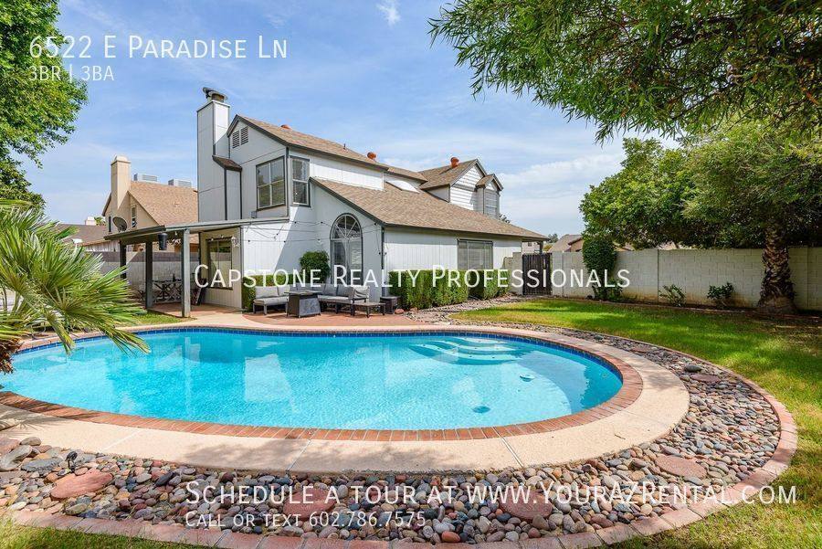 House for rent at 6522 E Paradise Lane, Scottsdale, AZ 85254