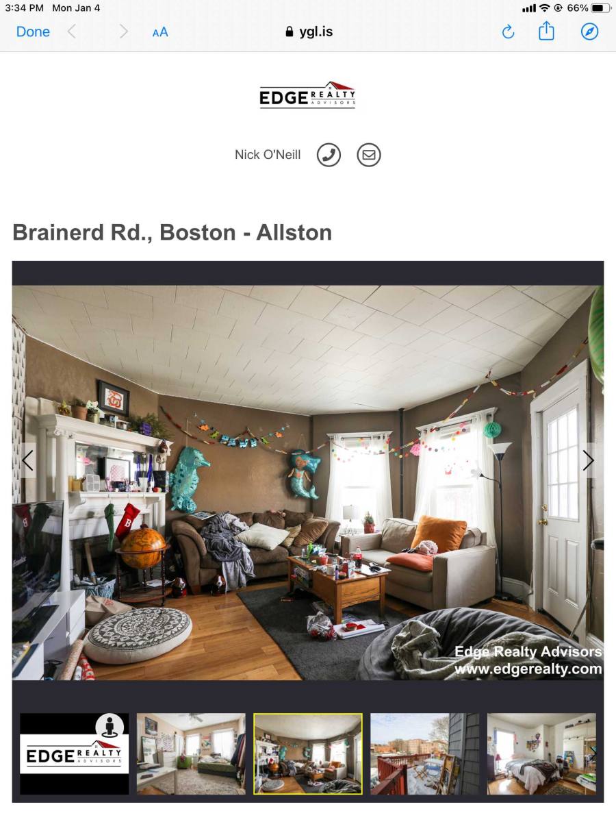 Apartment for rent at 50 Brainerd Rd, Allston, MA 02134